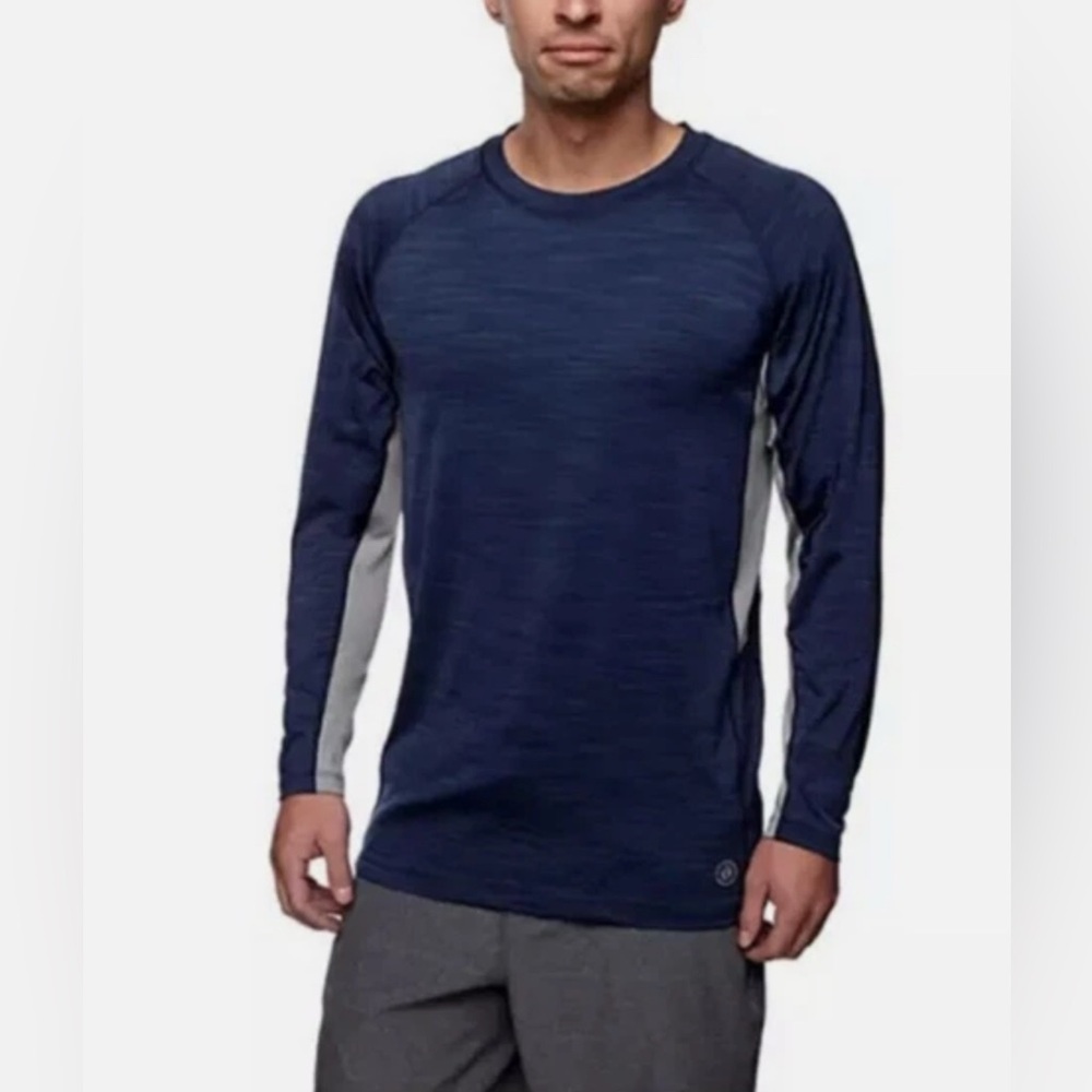 NWT Hang Ten UPF 50+ Sun Tee Long Sleeve Blue Men’s Size XL